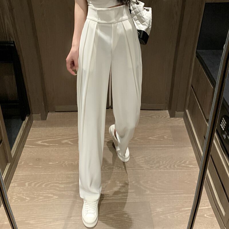 ウェストパンツ サマースタンダードカジュアル レトロ 夏物 ガールズファッション33971960974