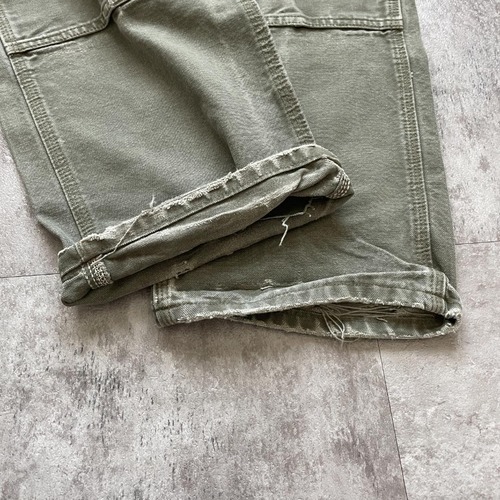 モスグリーン ダブルニー Carhartt B136 MOS 33×32 詳細写真6