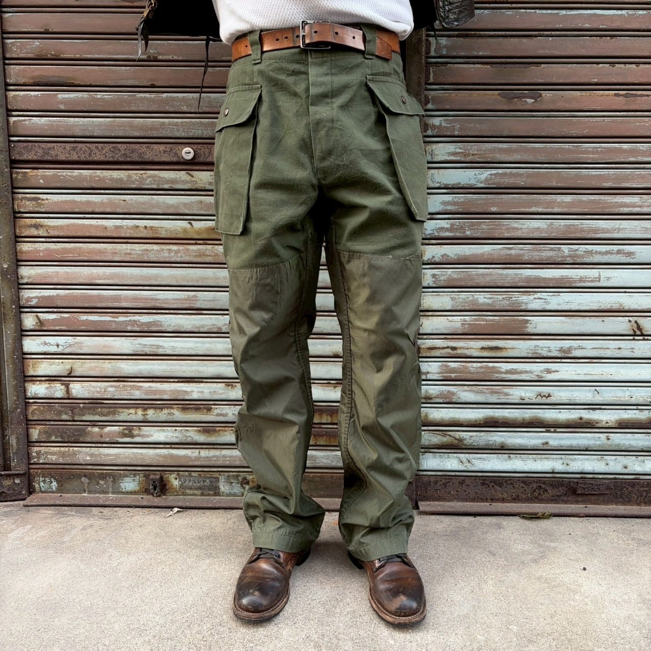 90s〜 イタリア製 ダブルニー ハンティングパンツ ブッシュパンツ