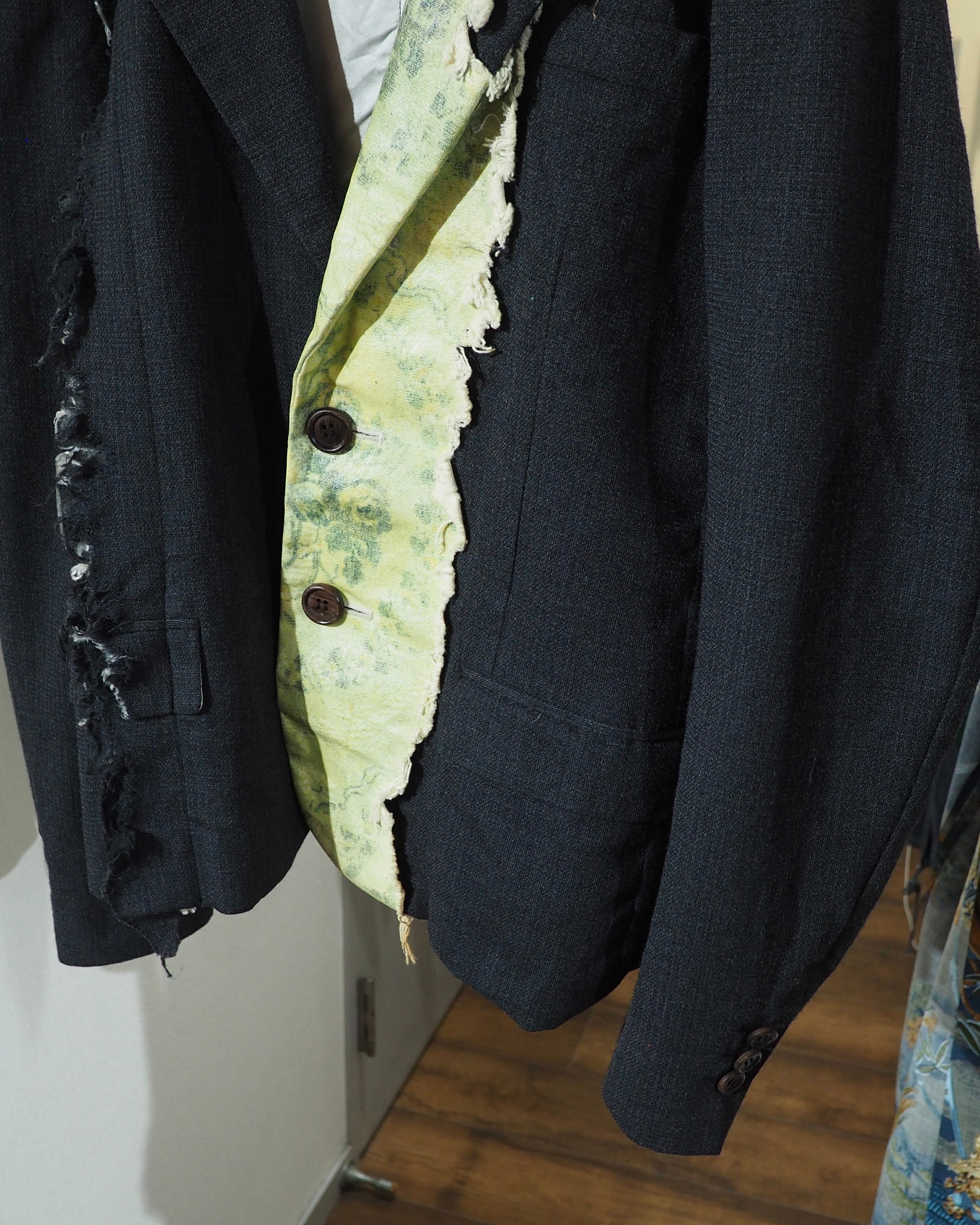 ” NOZOMI ISHIGURO - ノゾミイシグロ ” ” 再構築 ‐ Reconstruct ” Special Archive Tailored jacket
