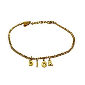 Christian Dior ディオール ロゴブレスレット ゴールドアクセサリー 12666-202403