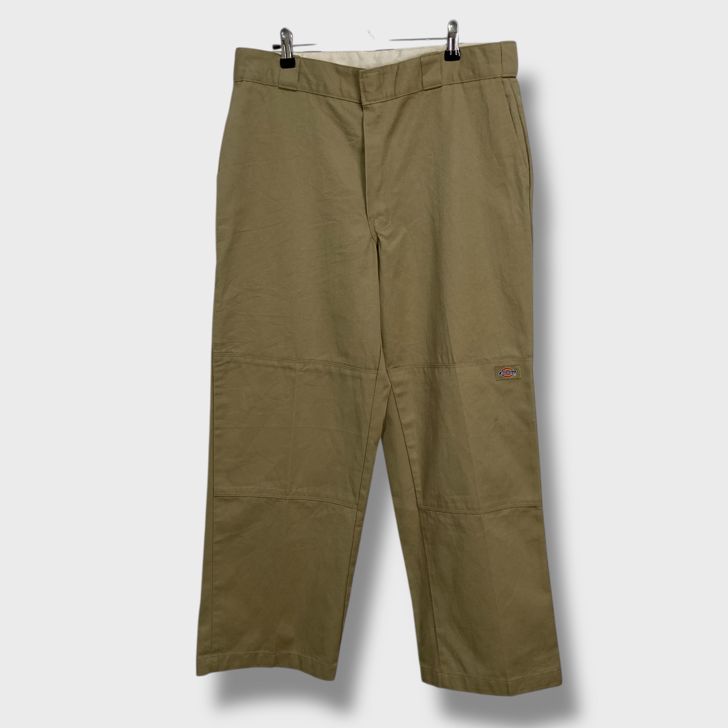 Dickies ディッキーズ ダブルニーワークパンツ ワイド ベージュ W34