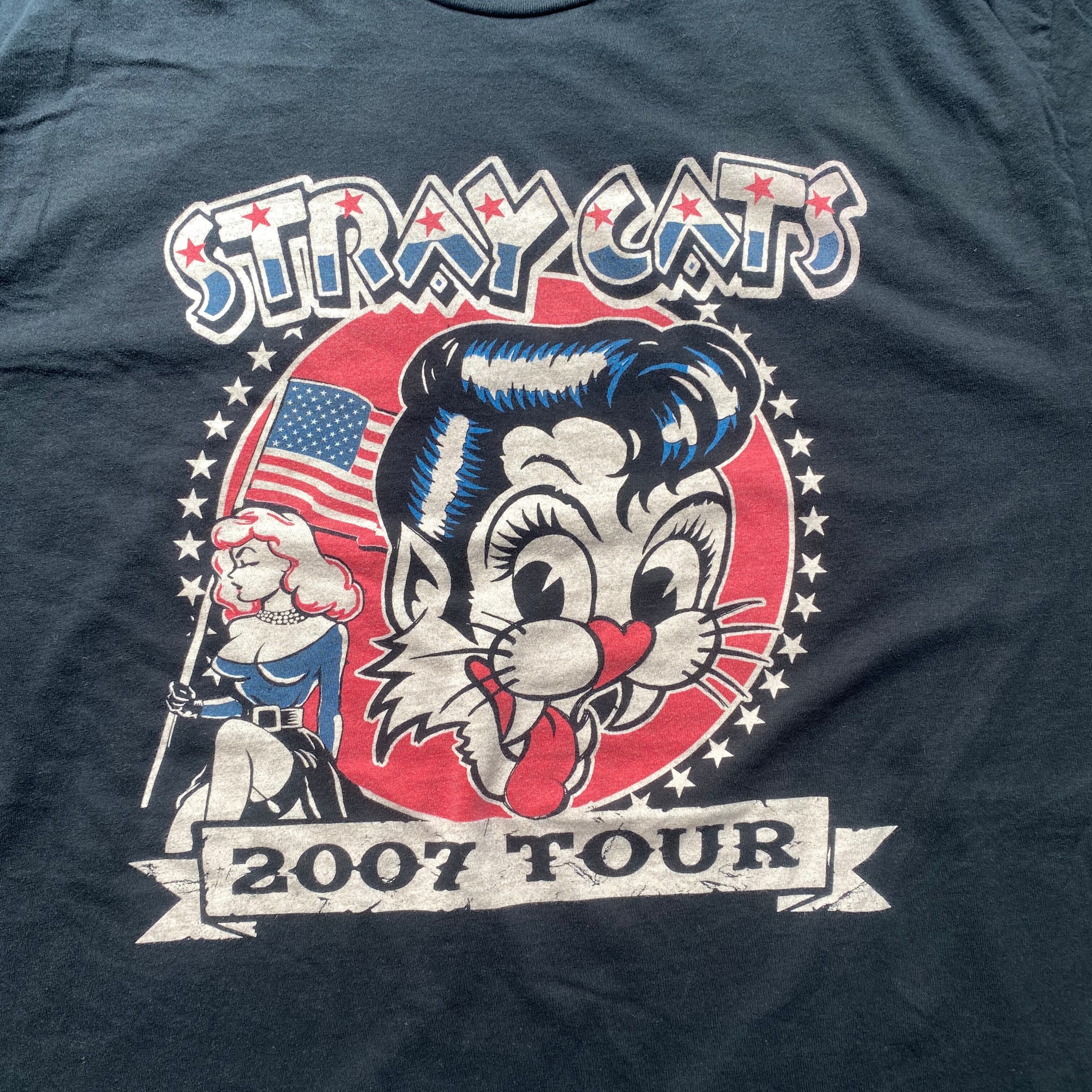 ヴィンテージ VINTAGE  80s  STRAY CATS/ストレイキャッツ 1982 US TOURTシャツ メンズ XL