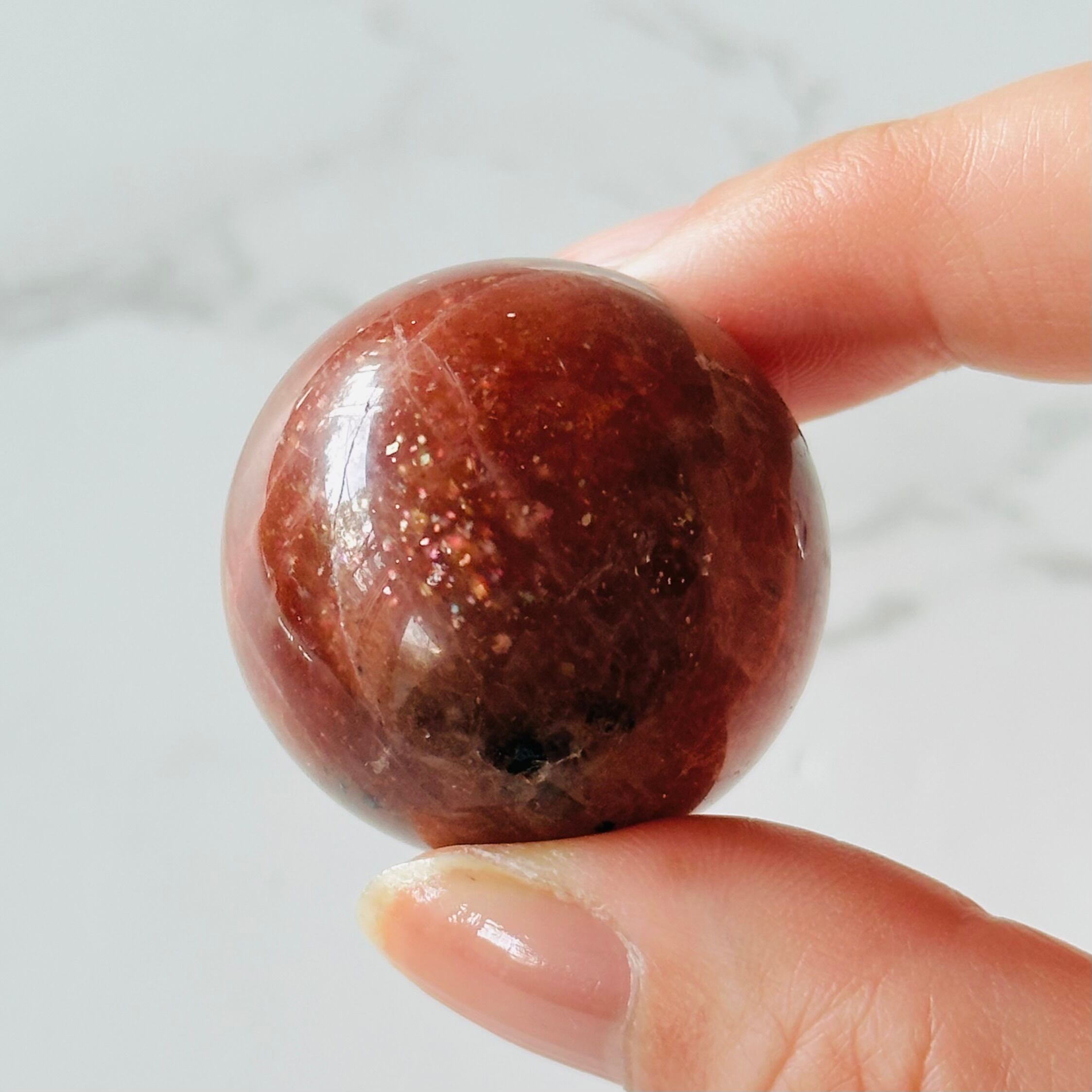 ムーン•サンストーン　スフィア　天然石　B ムーン•サンストーン スフィア 天然石 B ムーン•サンストーン スフィア