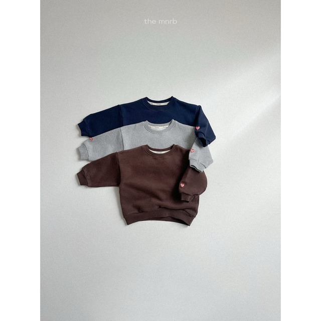 《予約》minirobe ¨ heart sweat shirts