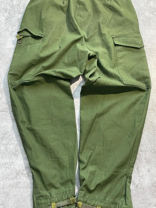 70s スウェーデン軍 実物 M-59 カーゴパンツ C52 w34 詳細写真9
