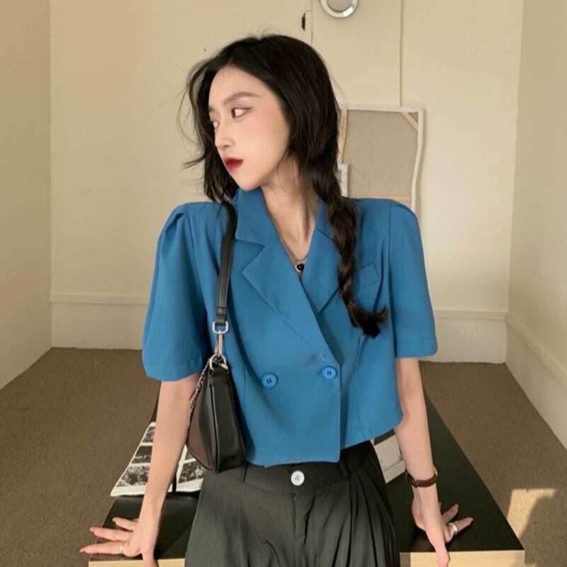 サマースタイルルーズショートジャケット 薄手カジュアル ストリート 夏物 YY-ファッション5431968307