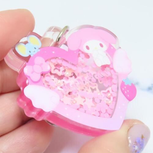 ★My Melody ハート型ケース キーホルダー ☆My Melody ハート型ケース キーホルダー｜Dilallosa.com.ar
