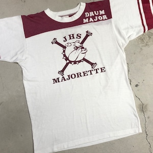 1980s "JHS MAJORETTE" FOOTBALL T-SHIRT