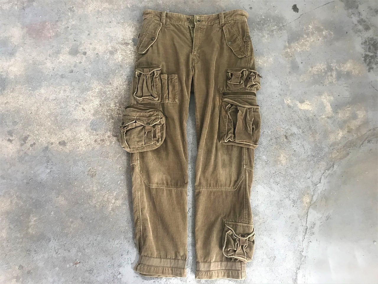 90~2000s Polo by Ralph Lauren corduroy parachute pants