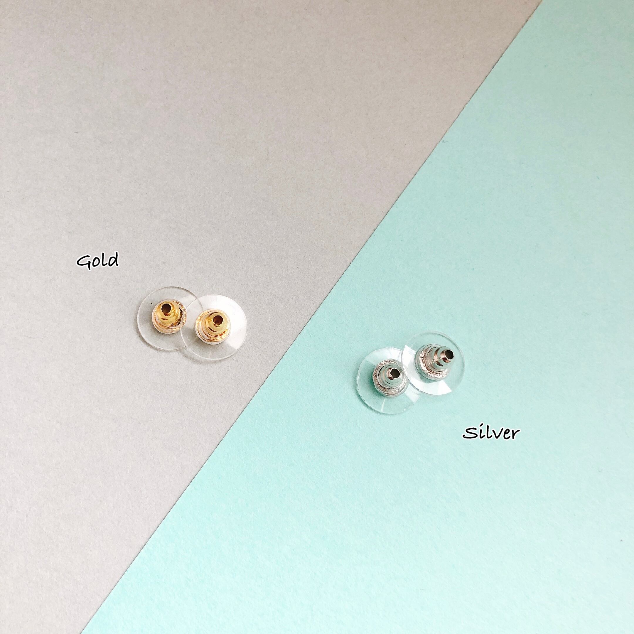 下向き防止ピアスキャッチ(2 colors▶Gold/Silver)