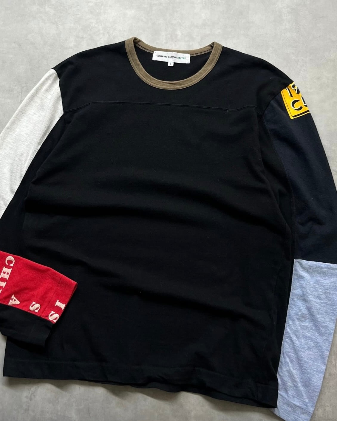 11SS COMME des GARCONS EDITED Switching L/S Tee