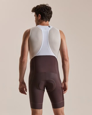 Rapha MEN'S BREVET ELEMENT CARGO BIB SHORTS Chocolate/White