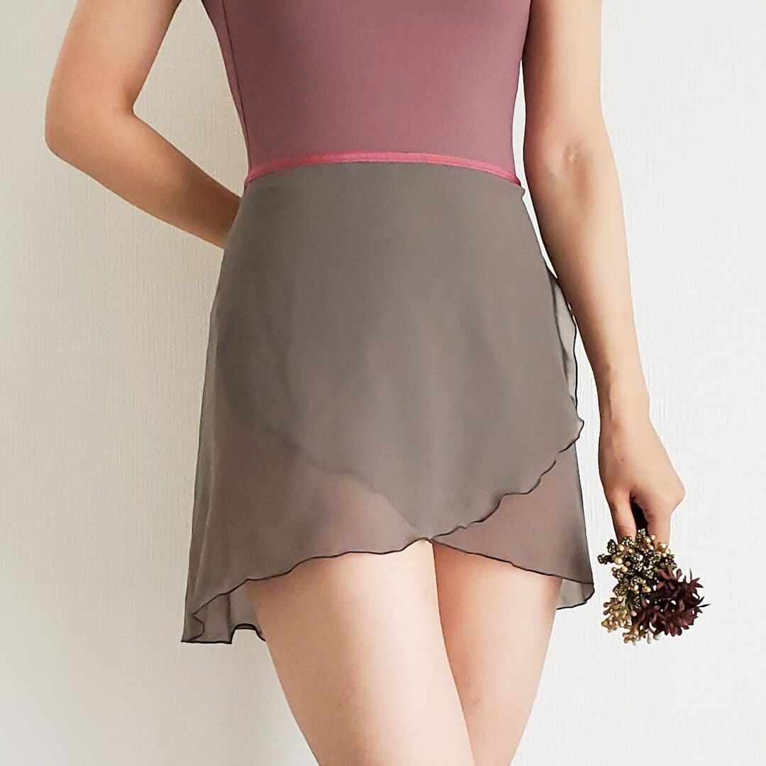NORMAL wrap skirt【ウォームグレー×ルージュピンク】 | herz(ヘルツ