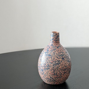 DES POTS / flower vase - pink × blue colored -