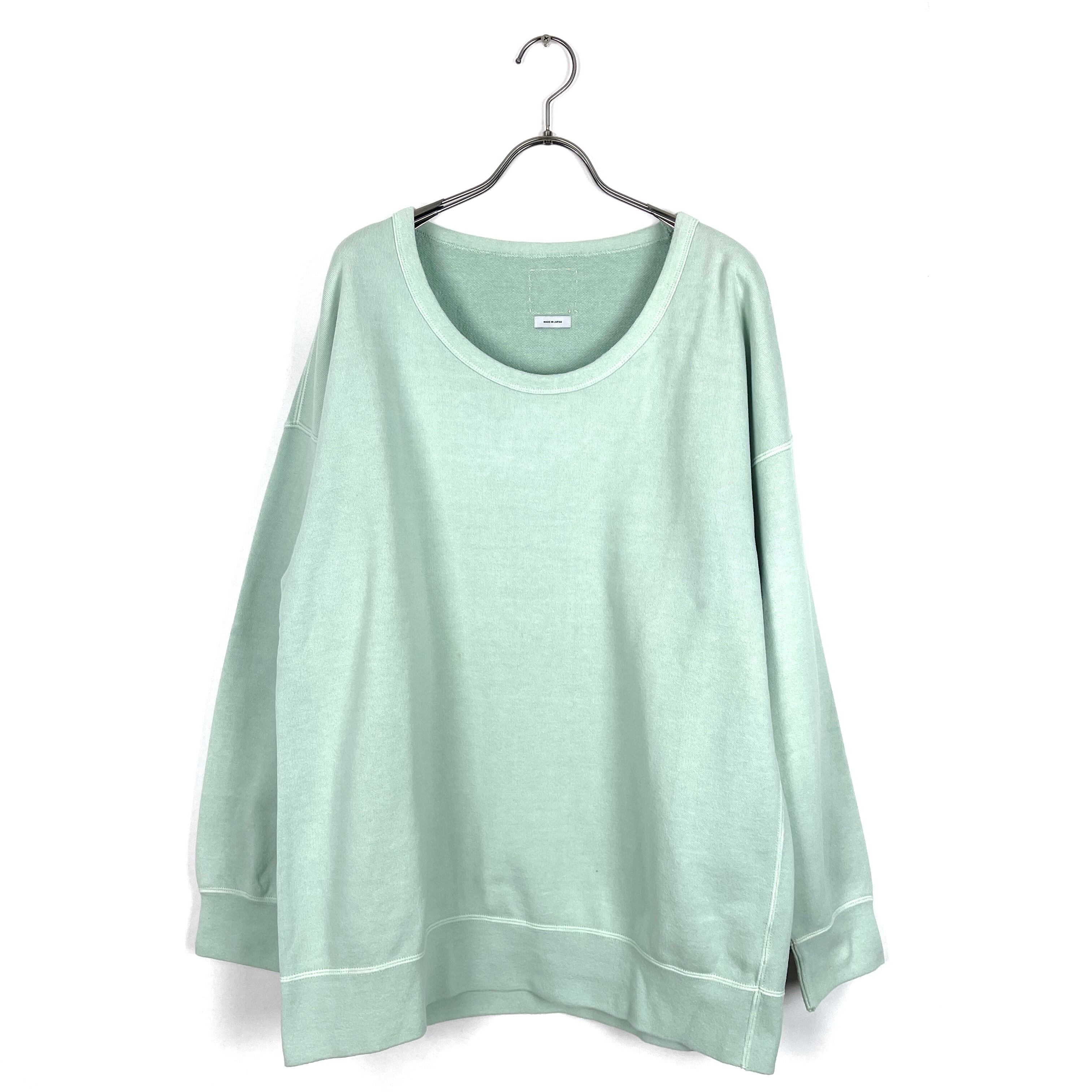 VISVIM(ビズビム) JUMBO CREW SWEAT L/S VEGGIE DYE 17SS (mint)