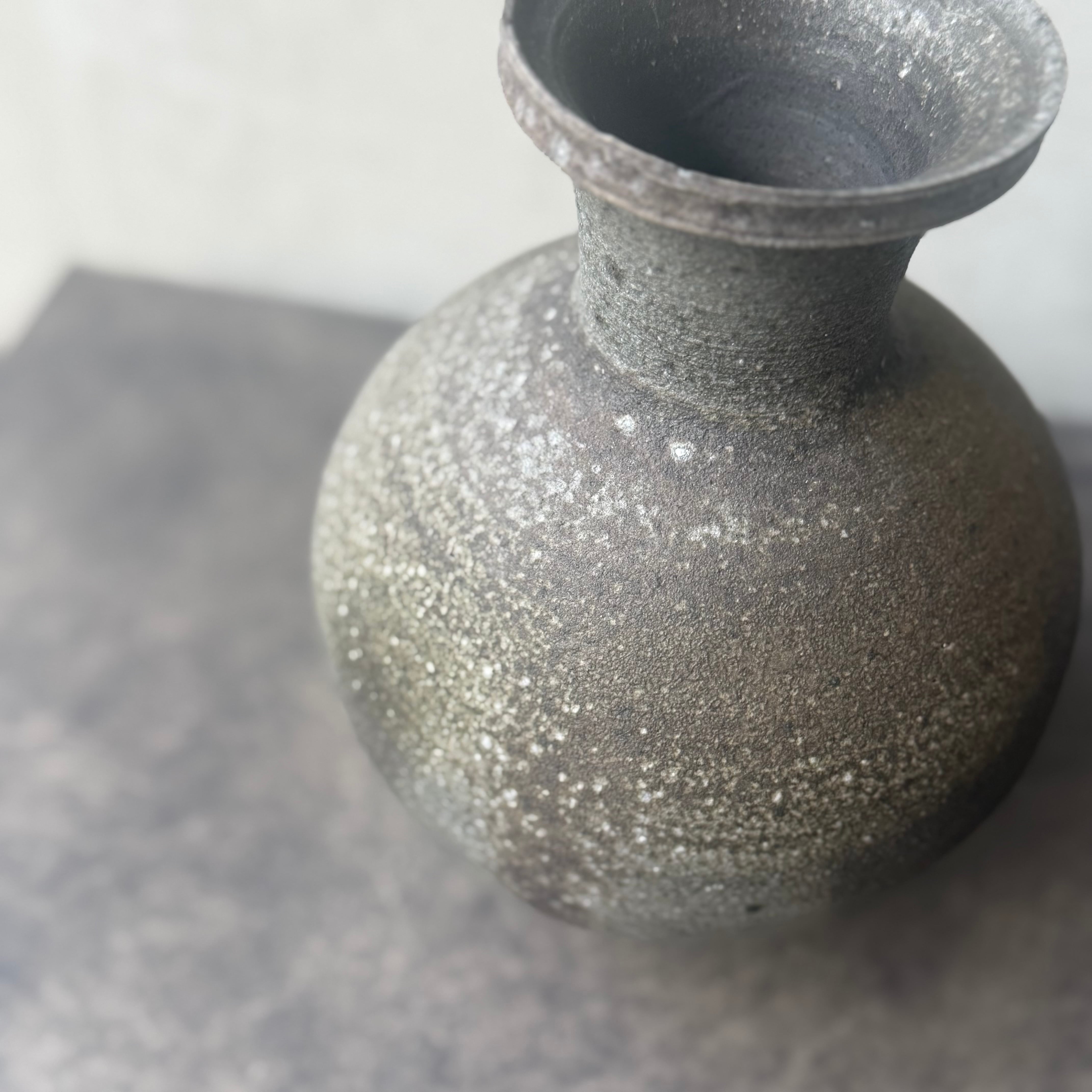 清水善行 須恵長頸壺 | gallery 一白