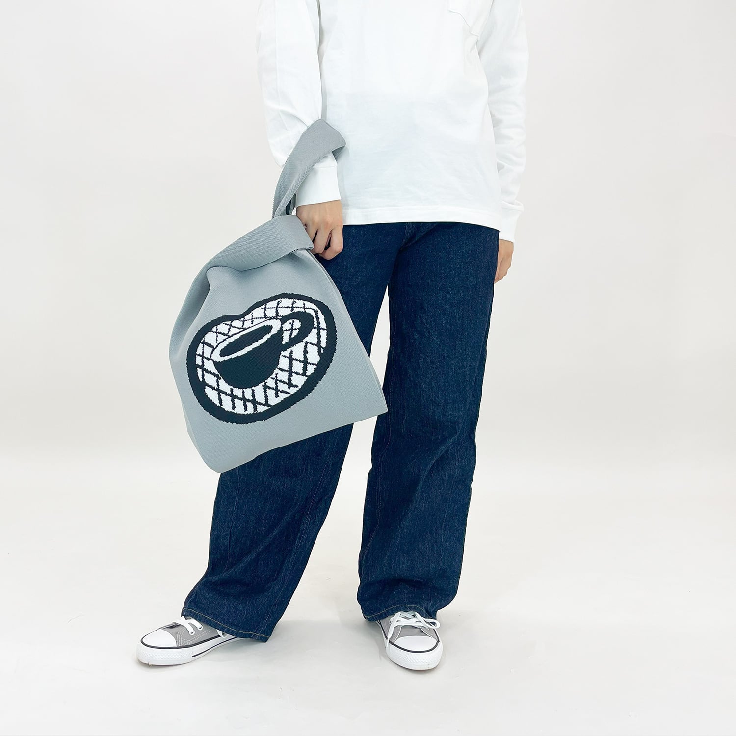 Kazuki Kamamura】鎌村和貴 KNIT MARCHE BAG nothing but ニット