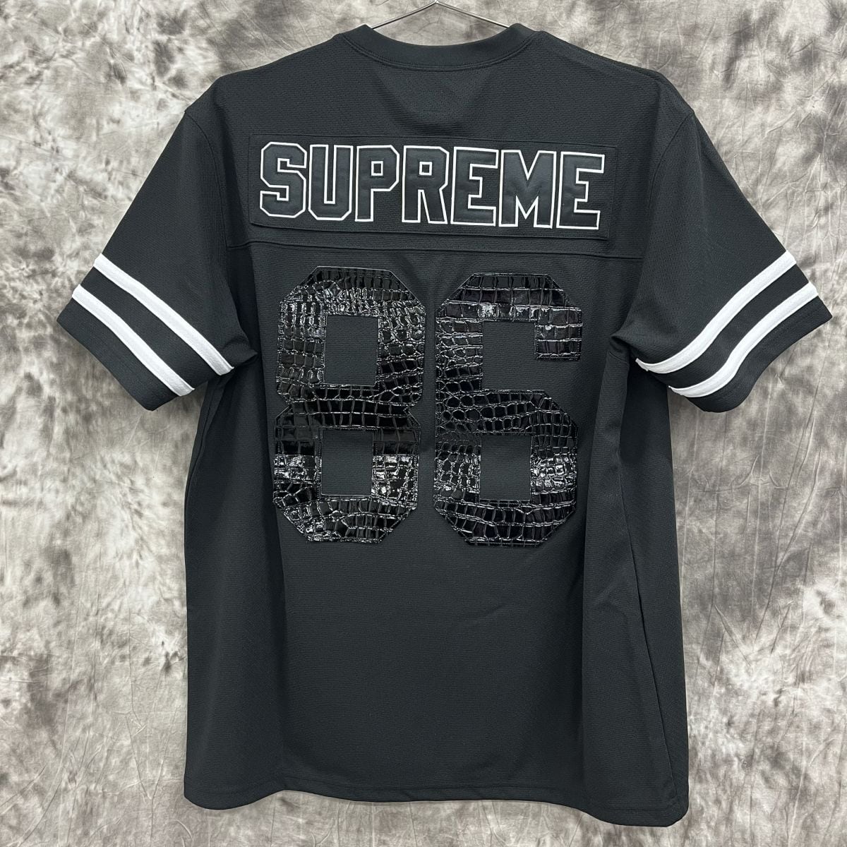 Supreme 22ss faux croc セットアップ football