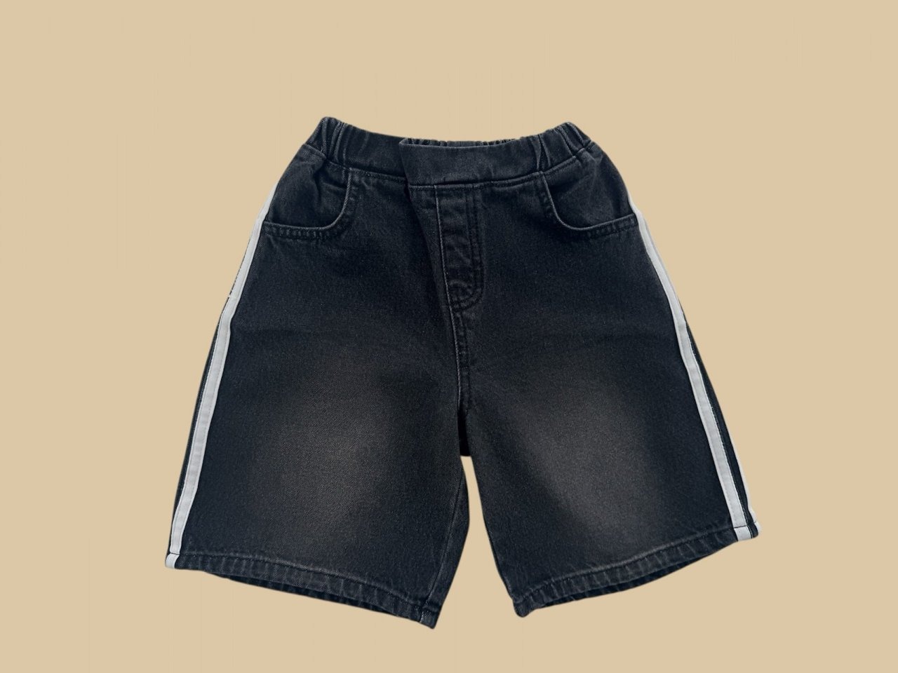 [DOREDORE] Bermuda Stripe Jeans (13/15) / [도레도레] 버뮤다두줄청바지 (13/15)