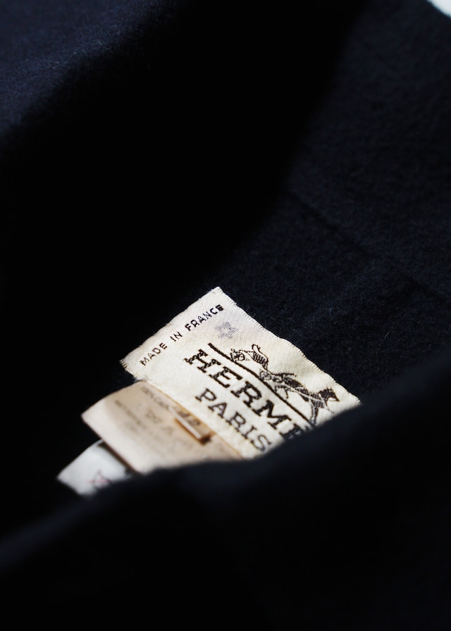 90’s HERMÉS cashmere balmacaan coat