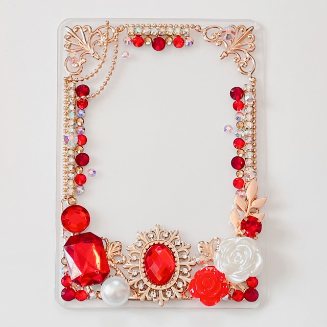 №085 飾れる!持ち歩ける!硬質カードケース デコ 硬質ケース