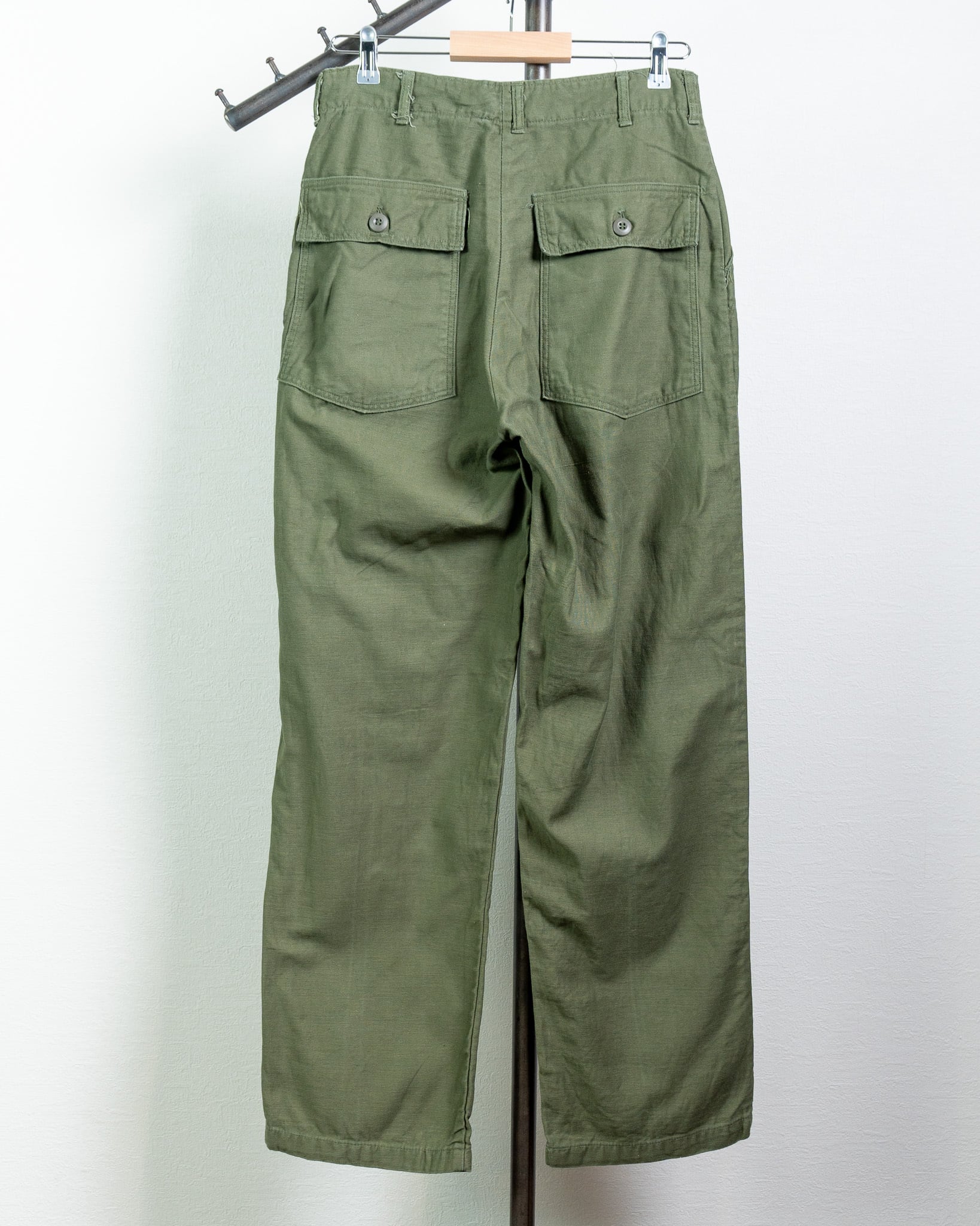 32×33】U.S.Army Utility Trousers OG-107 実物 米軍 ベイカーパンツ 