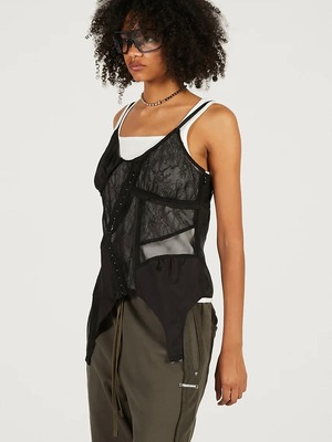 【26SS】PRANK PROJECT プランクプロジェクト /Lingerie Collage Top