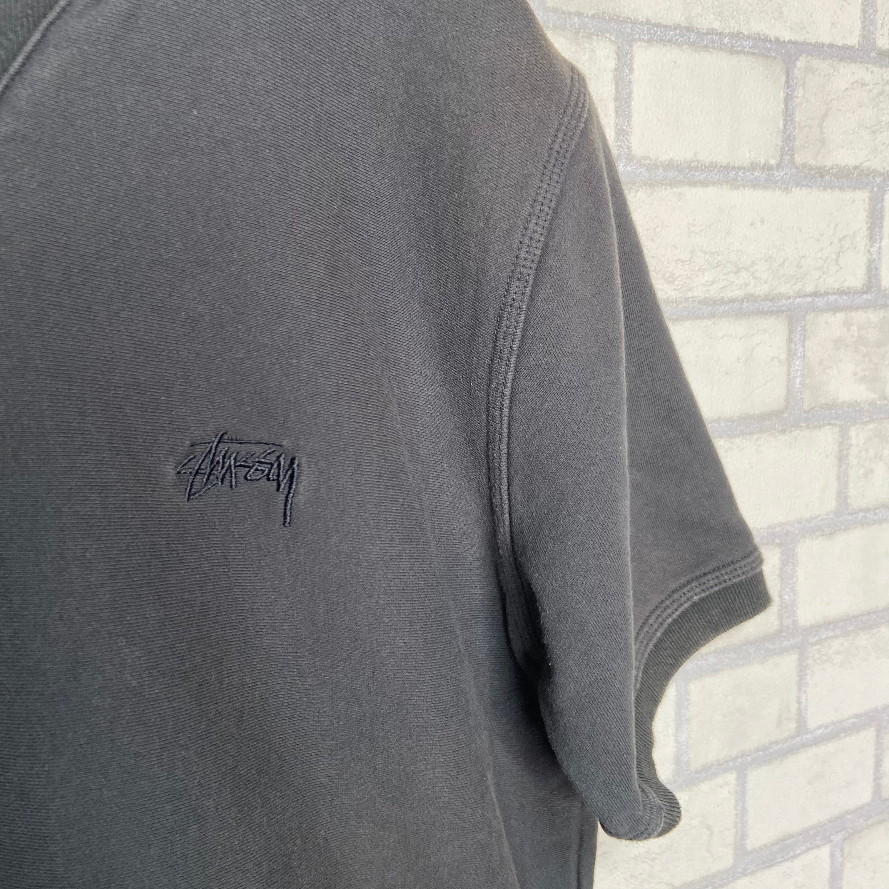Stussy 半袖スウェット M 刺繍ロゴ 厚手 状態良好 | 古着屋OLDGREEN