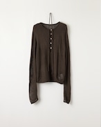 DU260704 Sheer Mohair Button Knit【一部予約商品10月中旬】