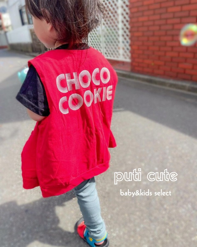 90 ꒰ 即納 ꒱ CHOCO COOKIE VEST / BY MIMI ⸝⋆