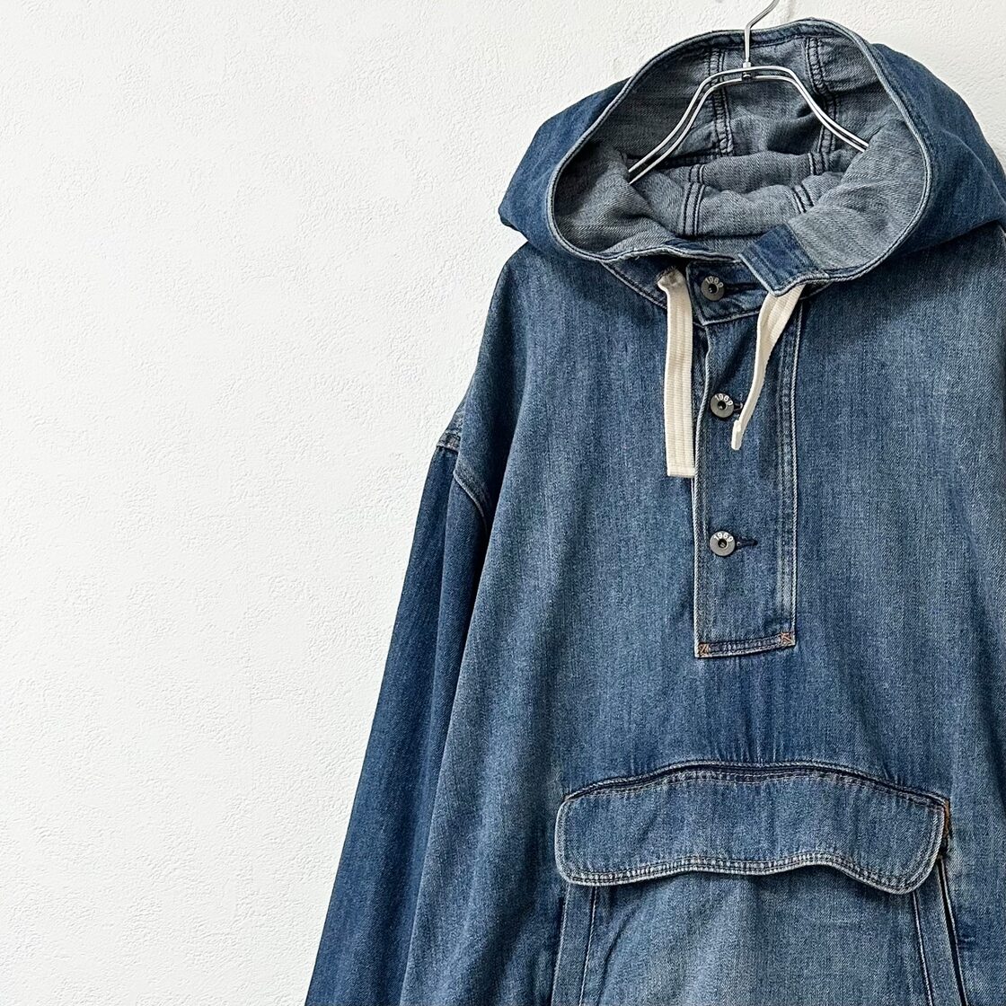 GAP/ギャップ☆アノラックパーカー☆DENIM/デニム☆ブルー/青☆XL | Pay ID