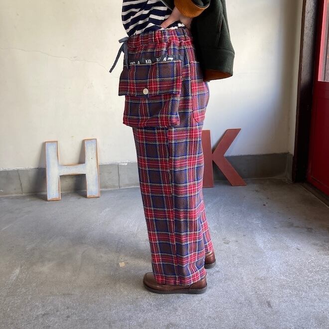 アルピーノポケットパンツ Girl's タータンチェック 53P106 サイズM