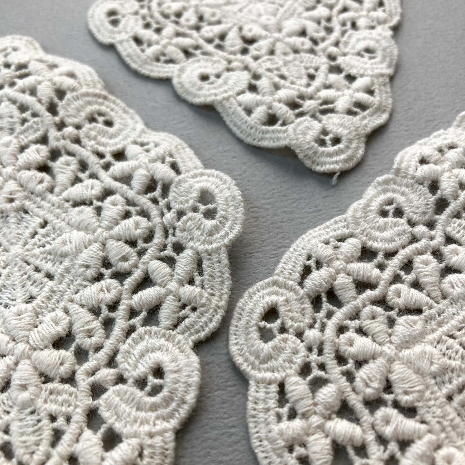 再入荷〉小花入りスカラップ縁ひし形レース | Dua-アクセサリーパーツ