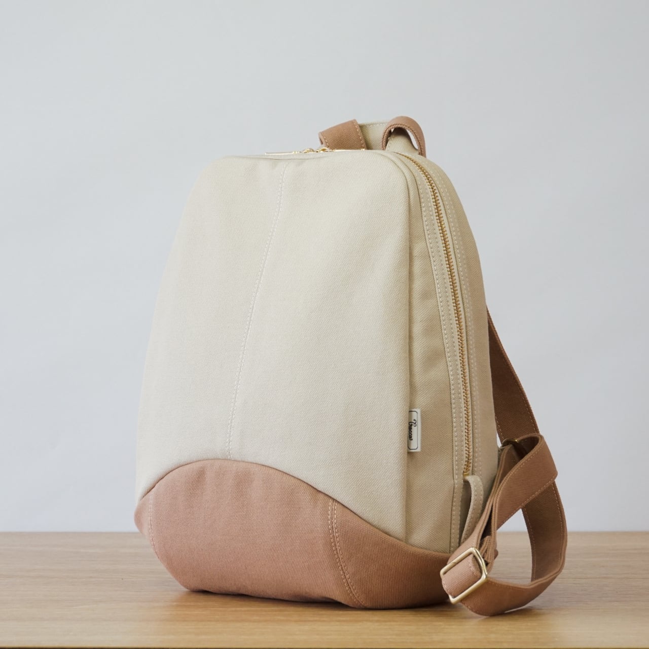 ムース / アイボリー × ピンクベージュ 【受注制作】 | Hanp Bag Trocco