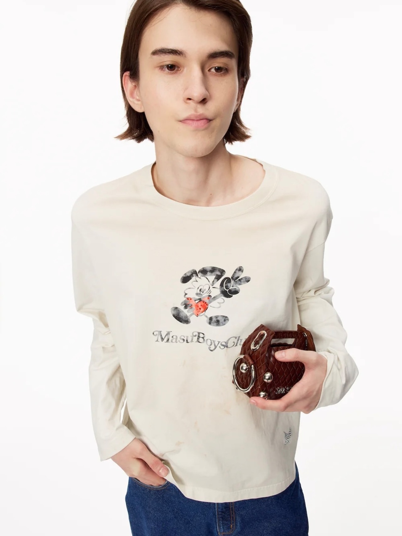 【25AW】MASU エムエーエスユー / WASTED VICK LONG SLEEVE T-SHIRT / Tシャツ - 3