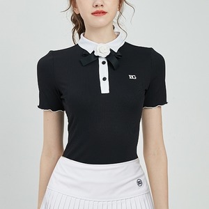 モノトーン　半袖Tシャツ　トップス