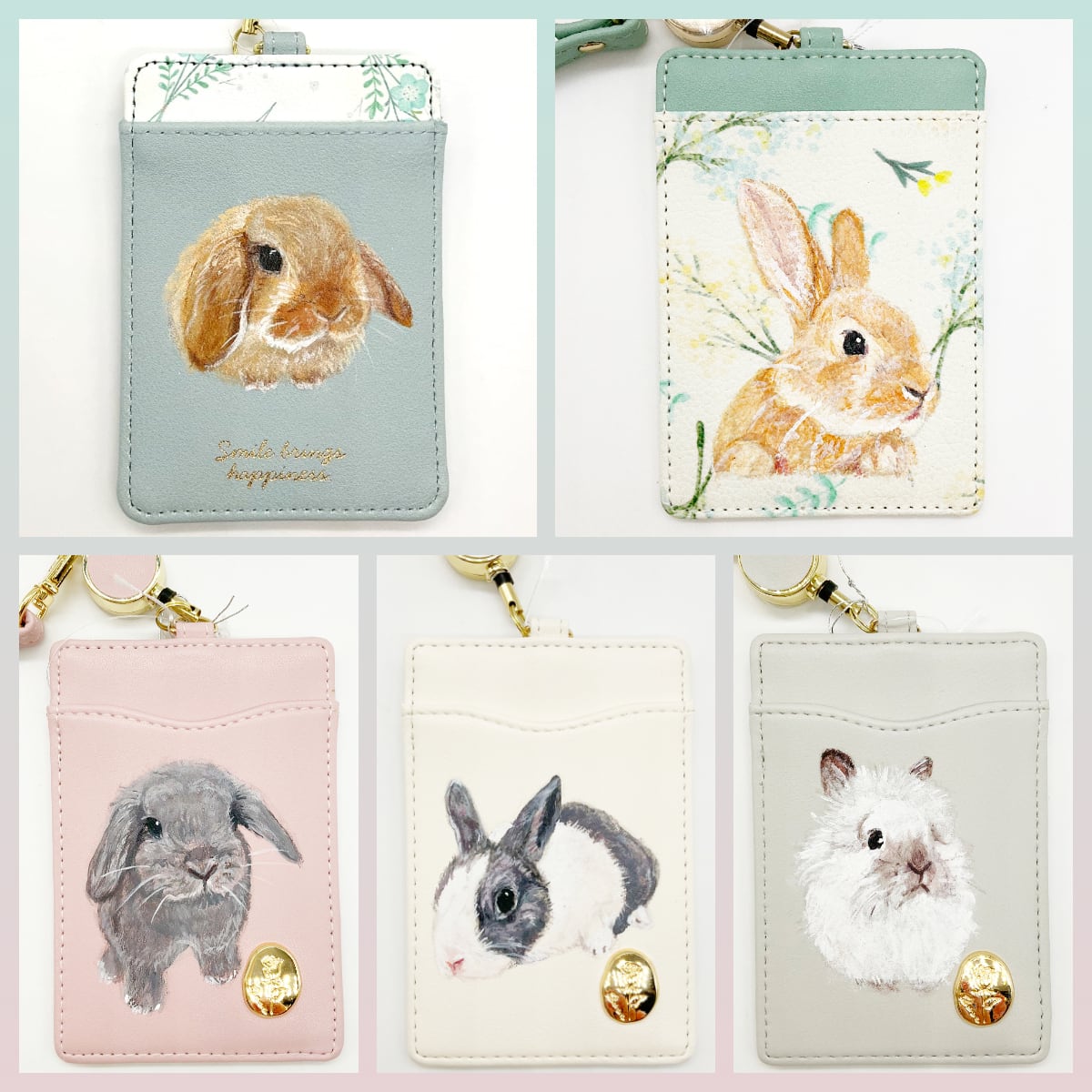 【新作入荷♪】CECIL リール付きパスケース うさぎ