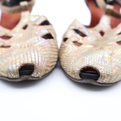 社交ダンス 衣装 シューズ ゴールド系 オリオン ORION 靴 くつ ヒール 金 レディース ストラップ オープントゥ キラキラ 華やか 練習 レッスン ステージ イベント 上品 ダンス衣装 パーティー