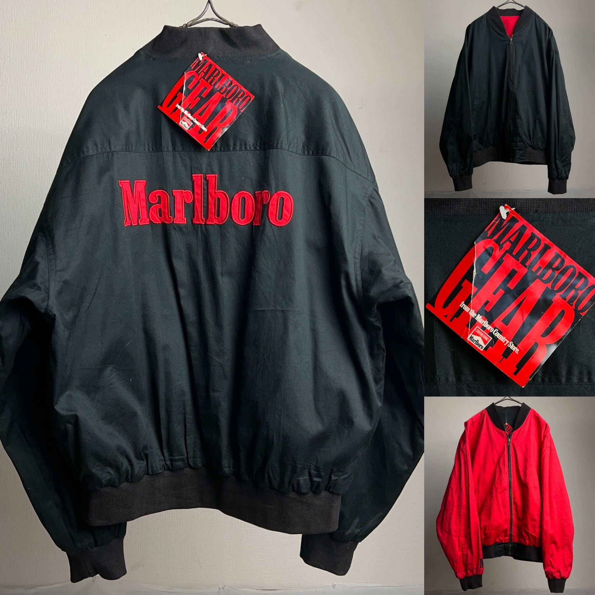 90's Marlboro Reversible Blouson DEAD STOCK SIZE L 90年代 マルボロ