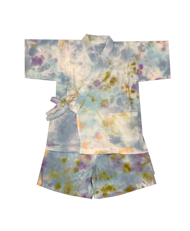 KIDS JINBEI "MARBLE BLUE"