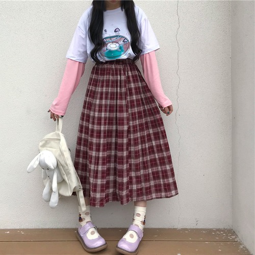 ✞ ♡ストレッチスタンダード♥カワイイ♥Aラインスカート レトロ エラスティック 伸縮 ✞ゴスロリ SM ミリ 甘ロリ クラロリ 和ロリ エレガント 黒ロリ 姫ロリ 華ロリ BB-BB96344830042