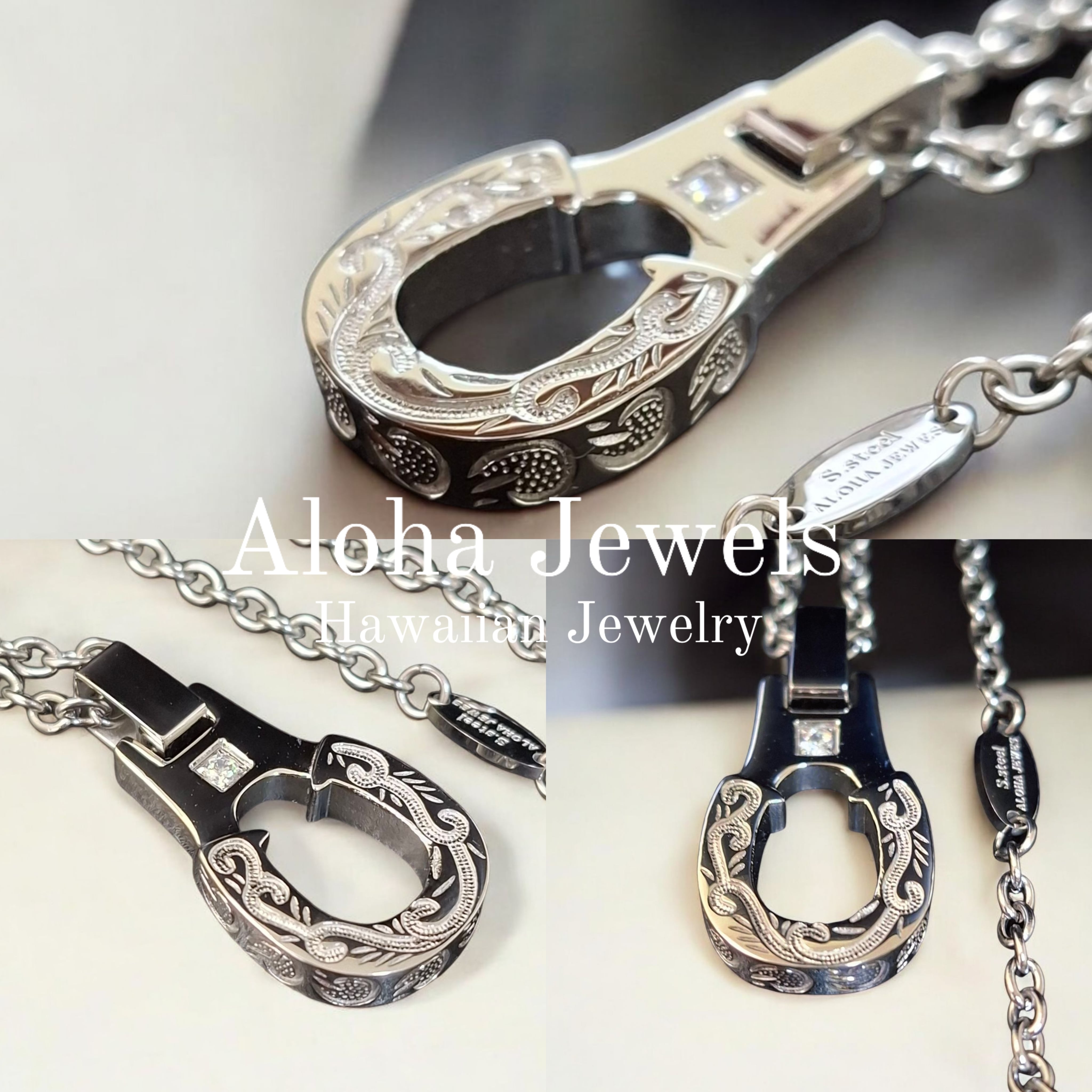 Eternal Lei Wave Scroll Necklace – ハワイアンジュエリー ネックレス