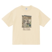 LAZY CRUNCH(CRE)/Tシャツ/アイボリー/ユニセックス