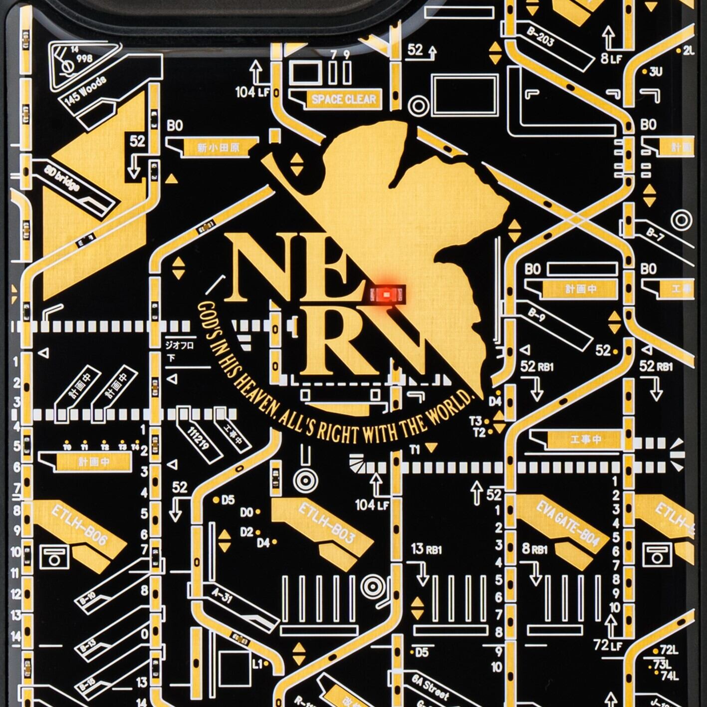 FLASH NERV 基板アート iPhone 15 Pro ケース | PCB ART moeco