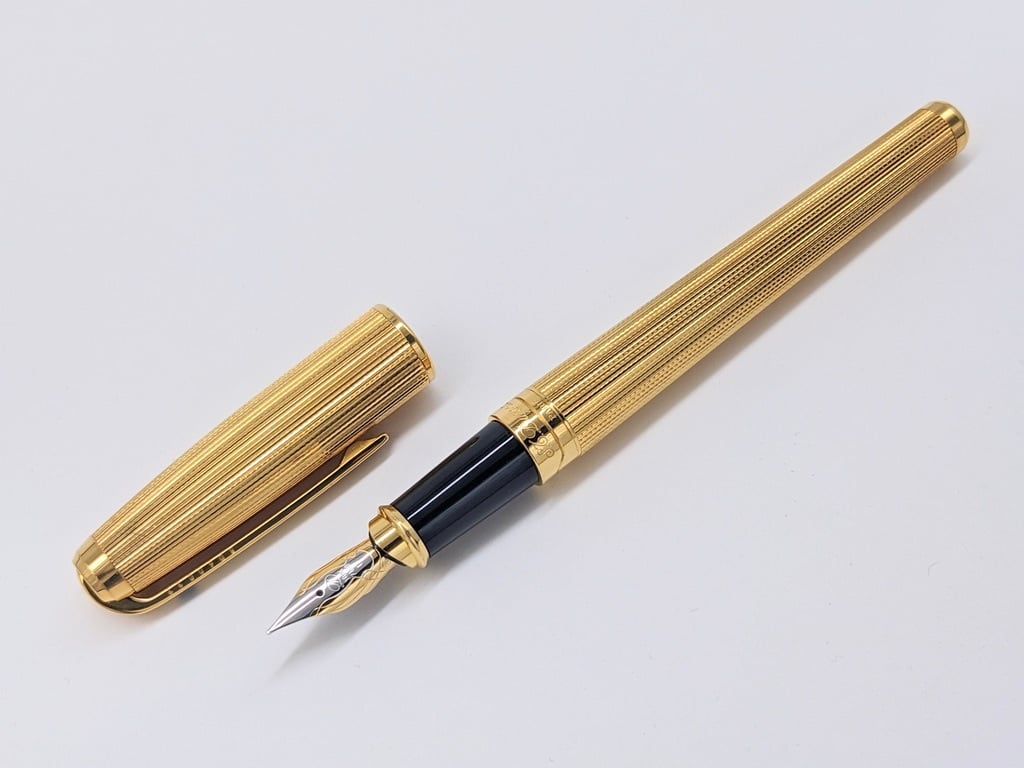 90s S.T. デュポン オランピオ S.T.Dupont Olympio (細字) 18K 90s S.T. デュポン オランピオ S.T.Dupont Olympio (細字) 18K