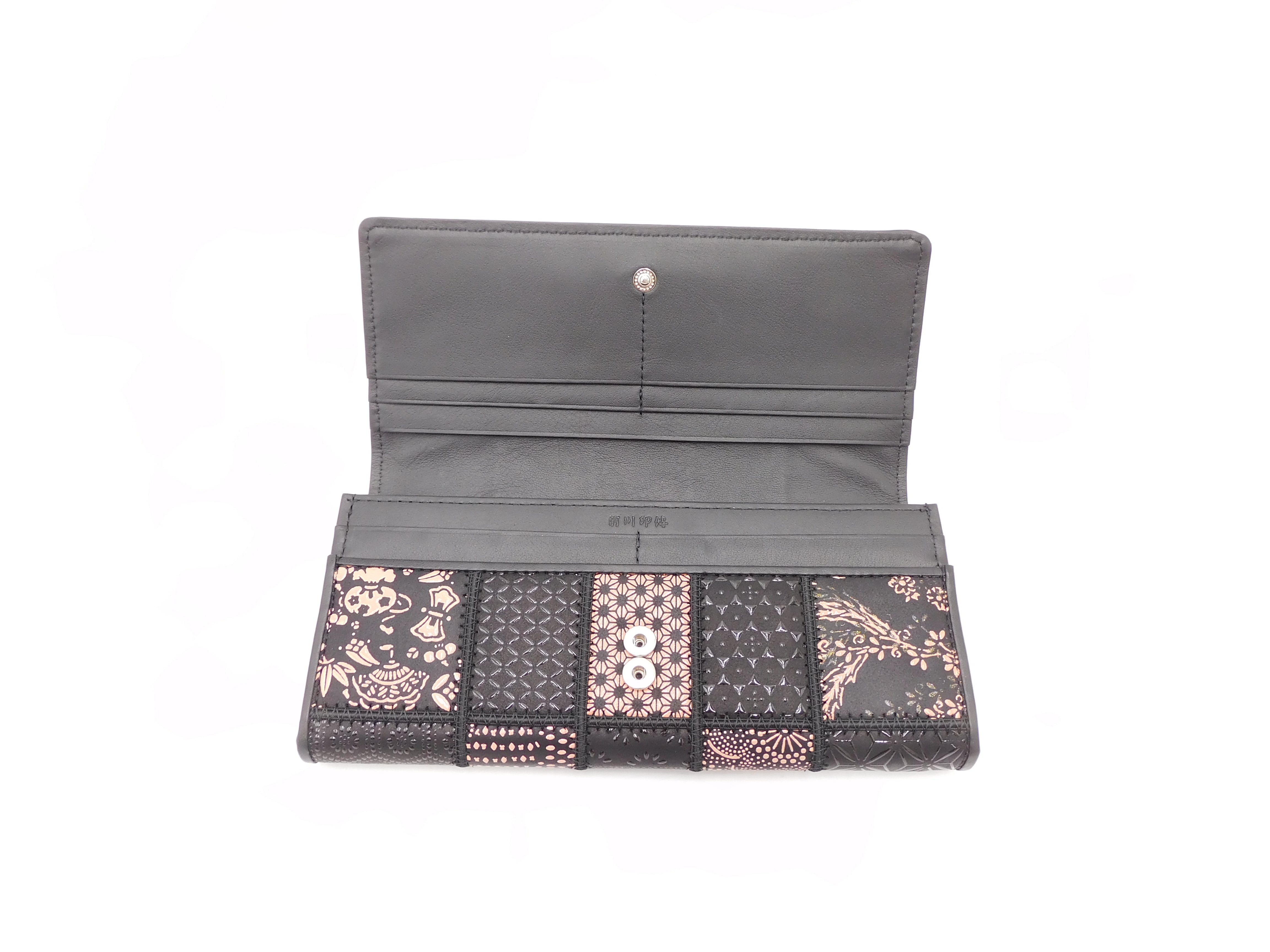 【新品未使用】前川印傳　パッチワークデザイン 長財布　マルチカラー　199 和雑貨 四季彩堂 オンラインショップ / 浅草前川印伝 パッチワーク