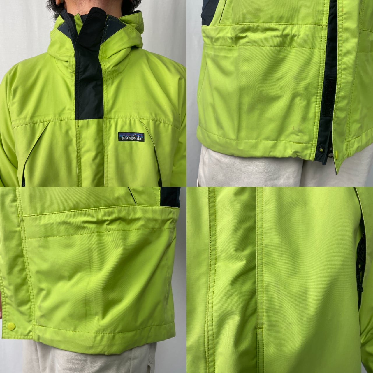 00年製 patagonia パタゴニア マウンテンパーカー ツートンカラー 
