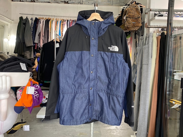 THE NORTH FACE MOUNTAIN LIGHT DENIM JACKET INDIGO LARGE NP12032 03765