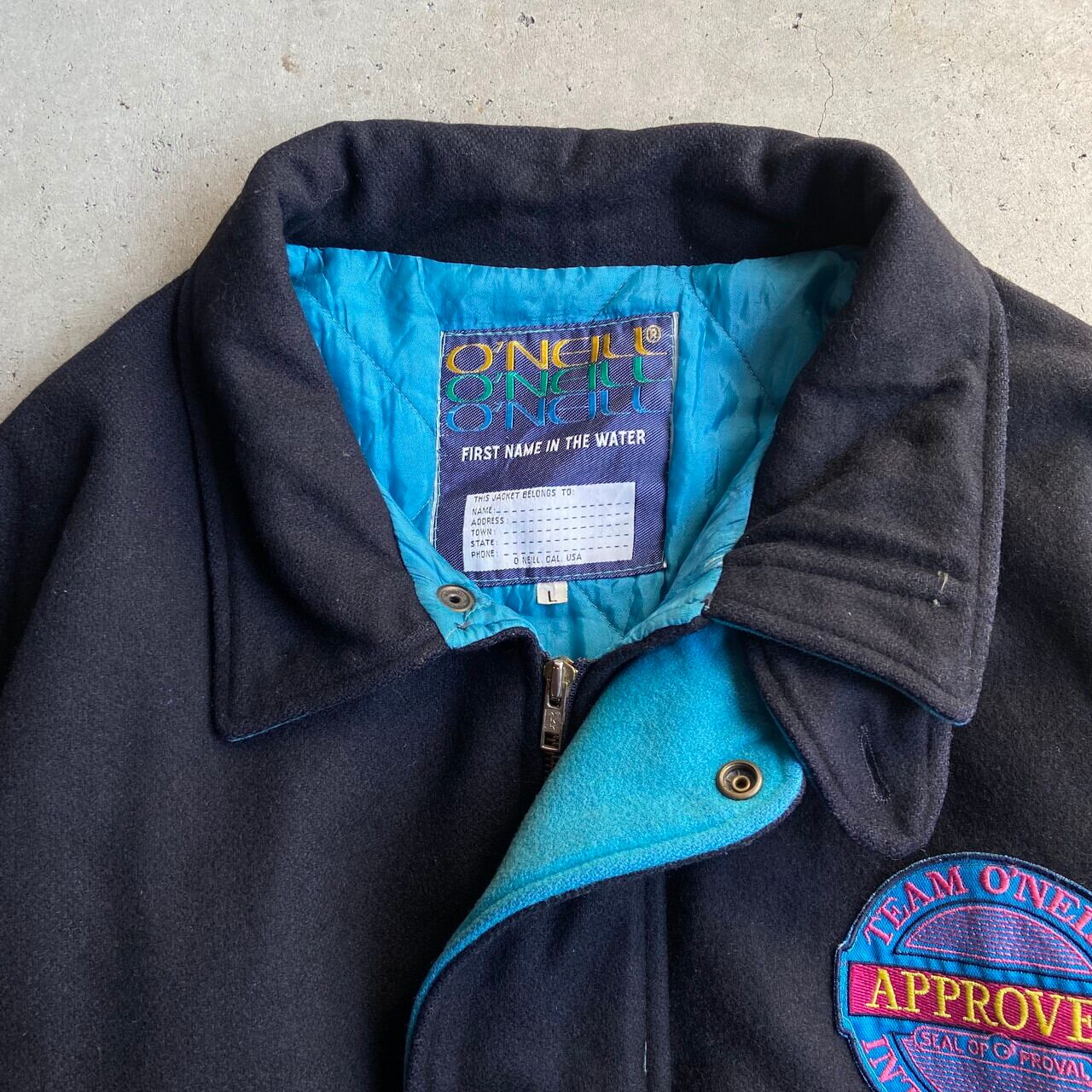 old oneill side line jacket 90's vintage